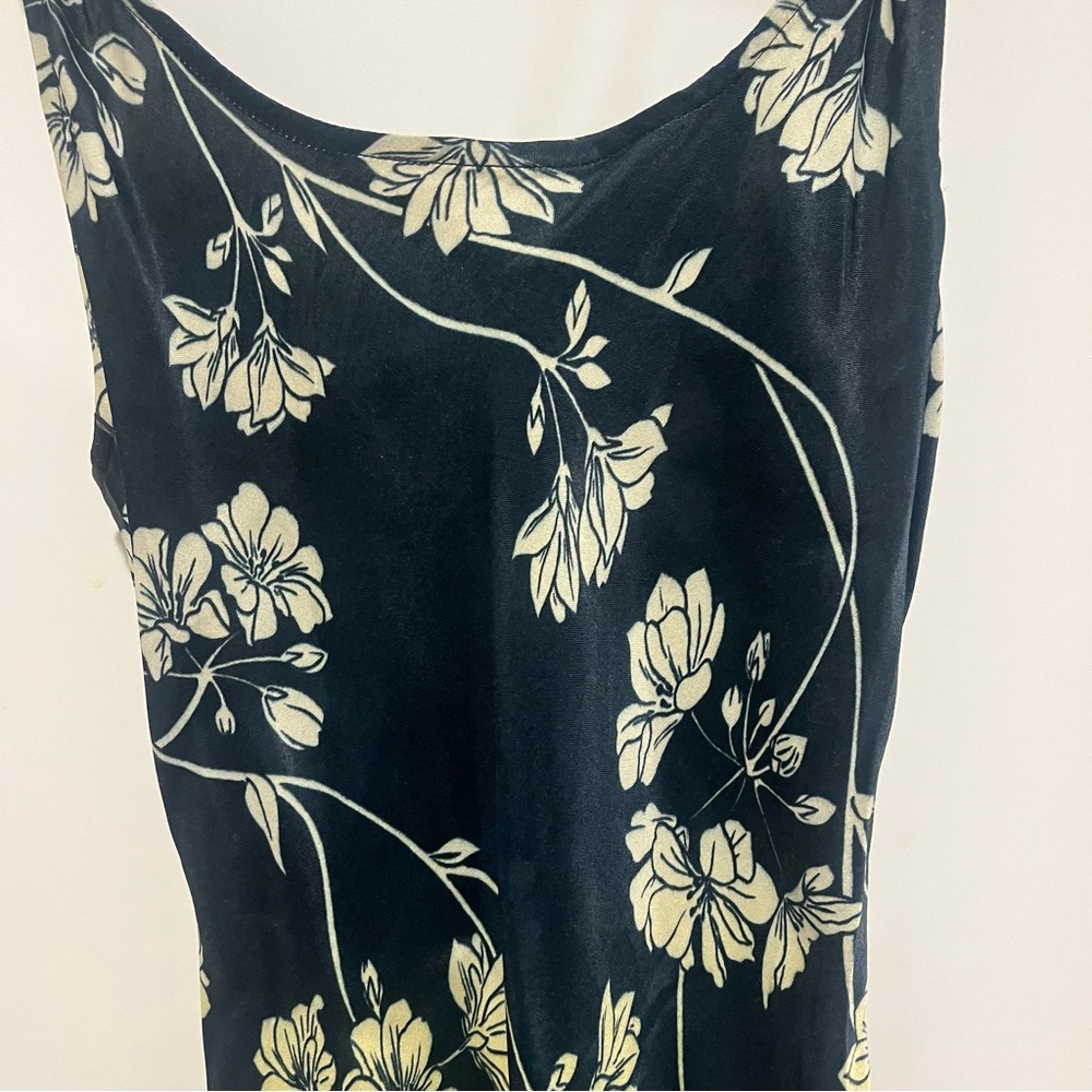 Anthropologie Conditions Apply Elva Slip Midi Dress Floral Print Maxi Dress XS - Picture 4 of 9